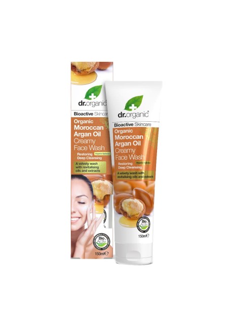 DR ORGANIC ARGAN FACE WASH