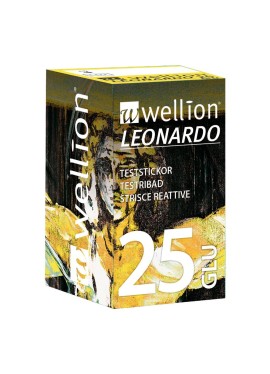 WELLION LEONAR STRIPS 25 GLIC