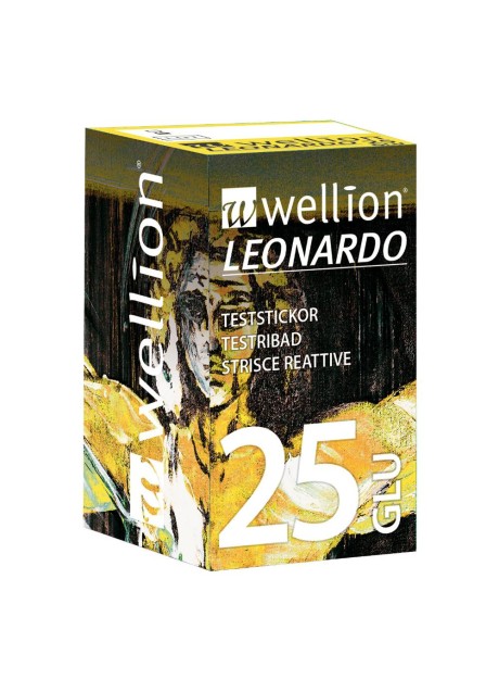WELLION LEONAR STRIPS 25 GLIC