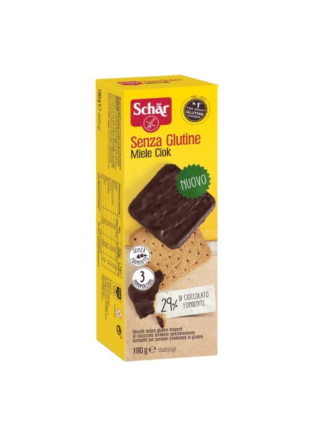 SCHAR-BISCOTTI MIELE CIOK 190G