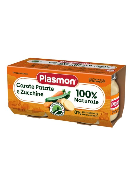PLASMON OMOGENEIZZATO CAROTE PATATE ZUCCHINE 4 X 80 G