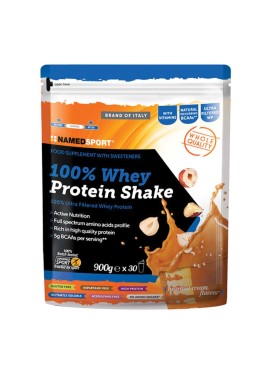 Named Sport 100% Whey Protein Shake gusto crema di nocciola - 900 g polvere