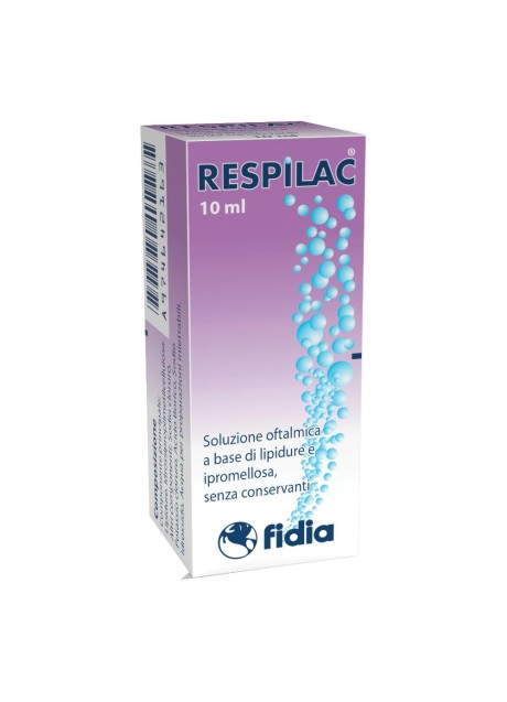 SOLUZIONE OFTALMICA RESPILAC A BASE DI LIPIDURE E IPROMELLOSA 10 ML