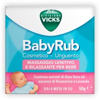 Vicks BabyRub - unguento per bambini a partire dai 6 mesi - barattolino da 50 grammi