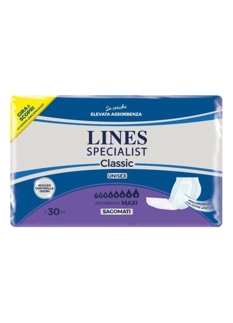 LINES SPEC C PANN SAG MAXI 30P