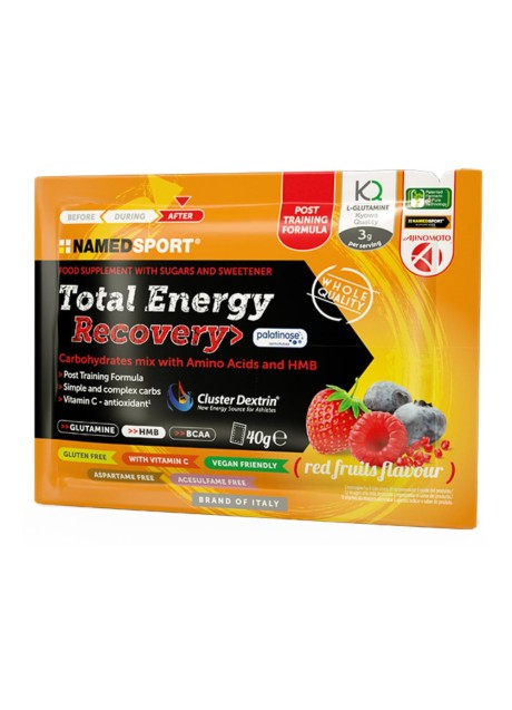 Named Sport Total Energy Recovery - buste monodose 40G - gusto frutti rossi