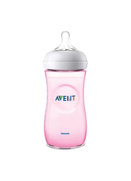 AVENT BIB NAT PP ROSA 330ML