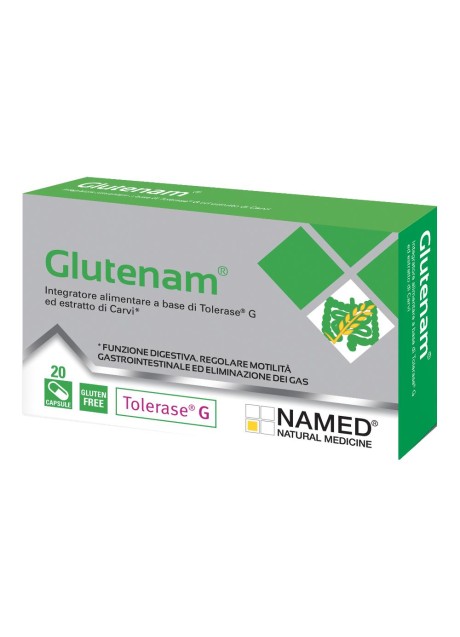 Glutenam - Integratore per regolarità gastrointestinale 20 capsule