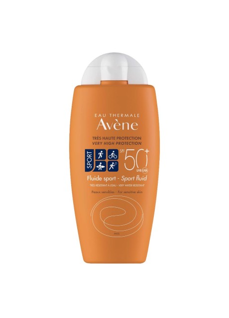 Avene Solare fluido spf 50+ - indicato per sportivi - tubo da 100 millilitri