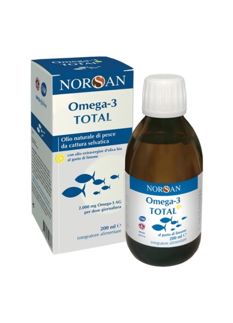 NORSAN OMEGA 3 TOTAL 200 ML GUSTO LIMONE