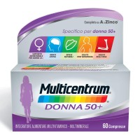 Multicentrum donna 50+ - integratore di vitamine indicato per donne over 50 - 60 compresse