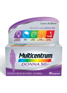 Multicentrum donna 50+ - integratore di vitamine indicato per donne over 50 - 60 compresse