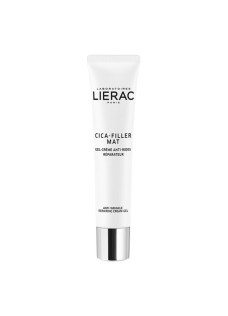 Lierac Cica-Filler Mat - Gel crema antirughe riparatore - 40 millilitri