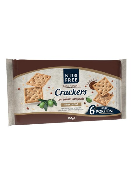 Nutrifree crackers integrali - 6 monoporzioni