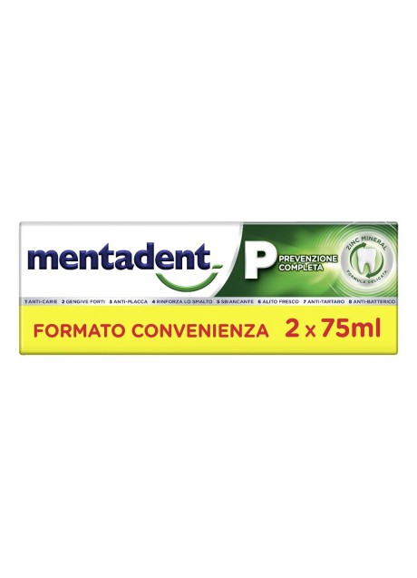 MENTADENT P 2X75MLBITUBO PROM