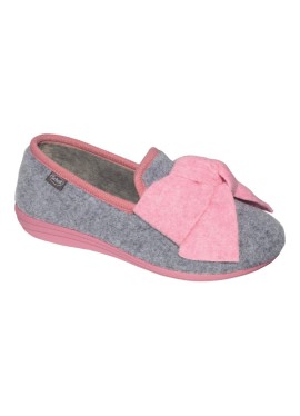 CREAMY SHOE FELT GREY/PINK 39