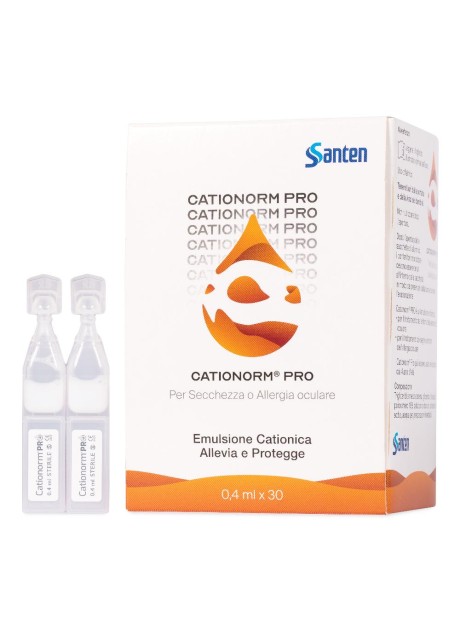 Cationorm pro emulsione oftalmica 30 flaconcini 0.4ml