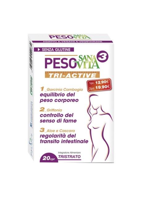 SANAVITA PESO TRI-ACTIVE 20CPR