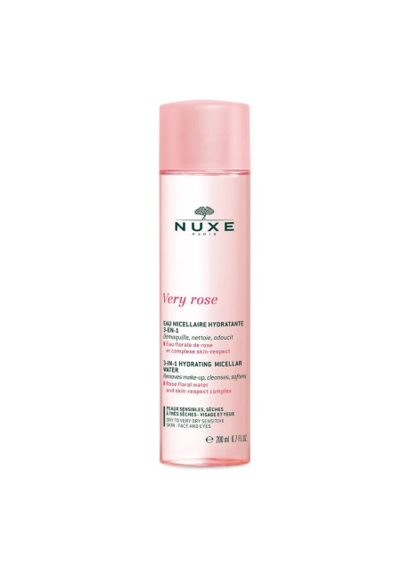 NUXE VERY ROSE ACQUA MICELLARE IDRATANTE 3 IN 1 200 ML