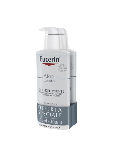 EUCERIN BIPACCO ATOPI OLIO DETERGENTE 400 ML