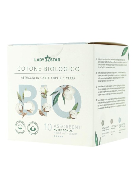 LADYSTAR 100%COT BIO NT C/A 10