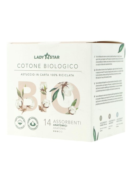 LADYSTAR 100%COT BIO ANAT 14PZ
