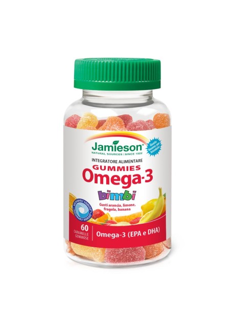 JAMIESON OMEGA-3 GUMMIES 60CAR