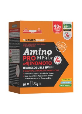 Named Sport Amino Pro MP9 Ajinomoto 18 bustine orosolubili