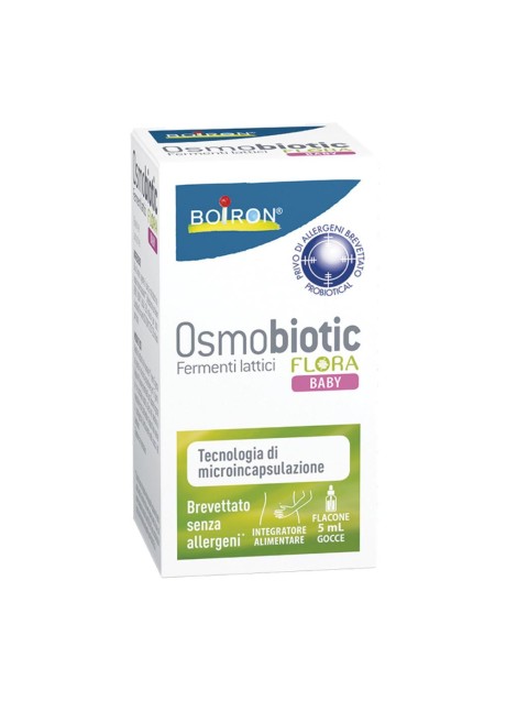 Osmobiotic Flora Baby Boiron -  fermenti lattici in gocce - flacone da 5 millilitri