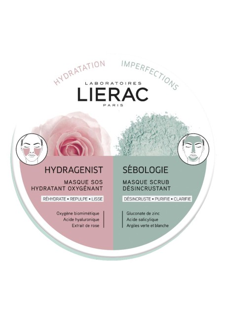 LIERAC MONO MASK HYDRA + SEBOLOGIE 2 X 6 ML