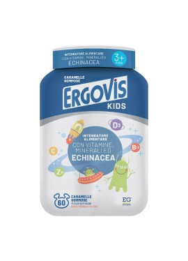 Ergovis Kids - 60 caramelle gusto frutta per bambini