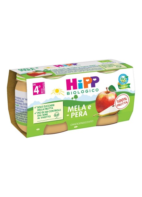 HIPP OMOG MELA/PERA 2X80G