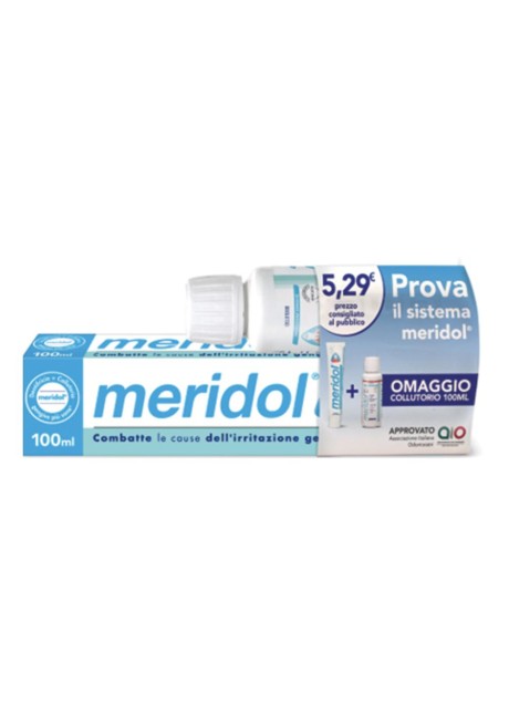 MERIDOL SPECIAL PACK 1 DENTIFRICIO MERIDOL 100 ML + 1 COLLUTORIO MERIDOL 100 ML IN OMAGGIO