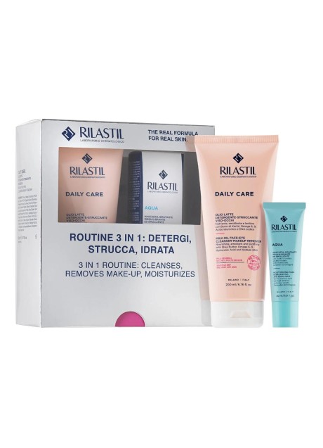 RILASTIL D CLAR COFANETTO 1 RILASTIL D CLAR MICROPEELING 30ML + 1 RILASTIL D CLAR CREMA DEPIGMENTANTE 40 ML + 1 RILASTIL D CLAR GOCCE DEPIGMENTANTI 30 ML