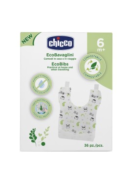 CHICCO BAVAGLINI MONOUSO COMPOSTABILI 36 PEZZI