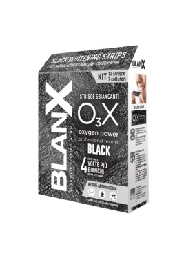 BLANX O3X BLACK STRISCE SBIANCANTI E ANTIMACCHIA 14 PEZZI