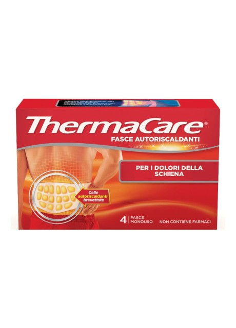 FASCIA AUTORISCALDANTE A CALORE TERAPEUTICO THERMACARE SCHIENA 4 PEZZI