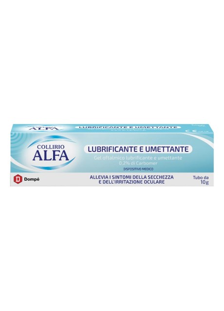 Collirio Alfa lubrificante e umettante in gel - 10 millilitri