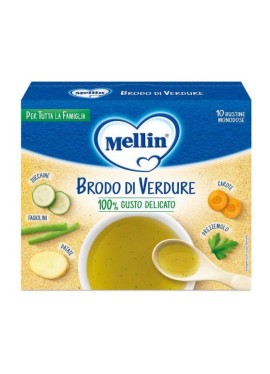 MELLIN BRODO DI VERDURE 10X8G