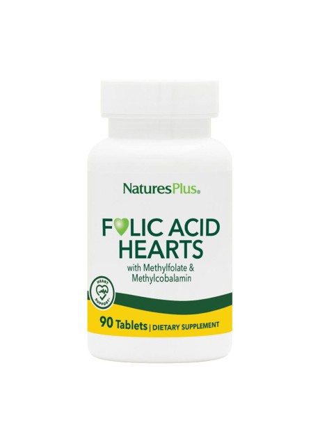 FOLIC ACID HEARTS+B6 B12 90TAV