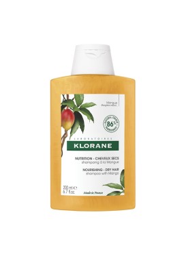 Klorane shampoo al burro di mango - confezione da 200 millilitri