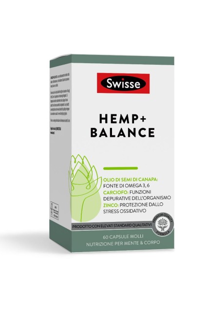 SWISSE HEMP+ BALANCE 60CPS