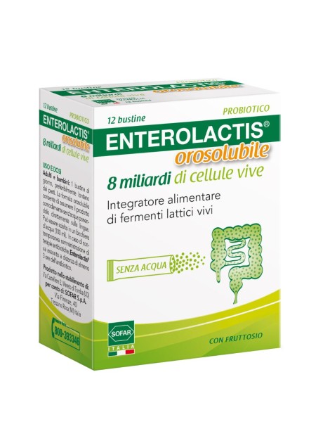 ENTEROLACTIS 8MLD 12BUST OROSO