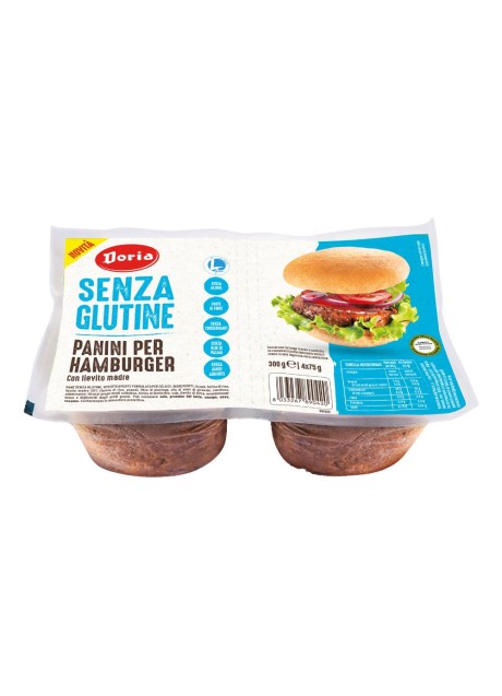 DORIA PANINI HAMBURGER 4X50G