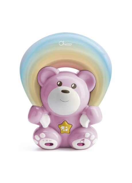 Chicco gioco Orsetto arcobaleno - orsetto peluche di colore rosa