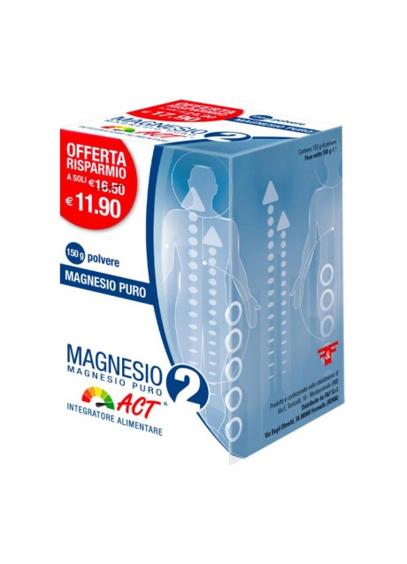 MAGNESIO 2 ACT MAGNES PURO 150G