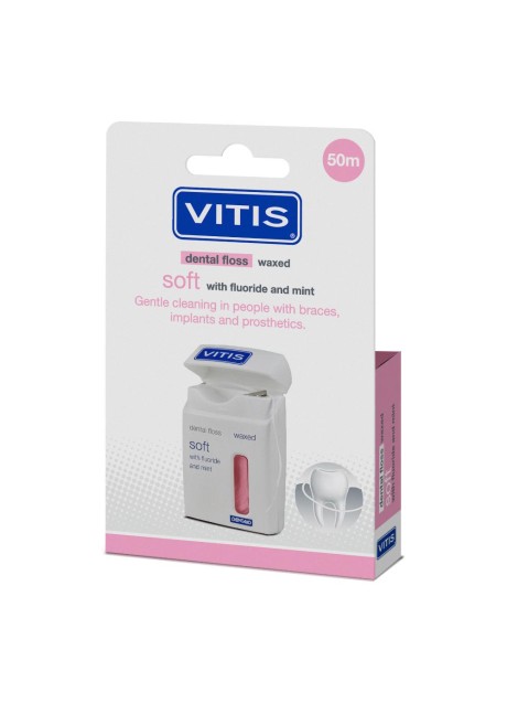 VITIS DENTAL FLOSS SOFT FLUOR