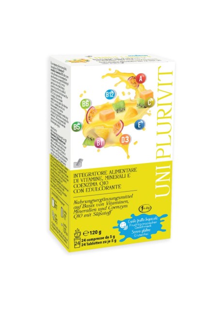 UNIPLURIVIT 24 COMPRESSE EFFERVESCENTI