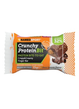 Named Sport Crunchy ProteinBit gusto cioccolato-brownie - Confezione da 3 barrette (3x15gr)