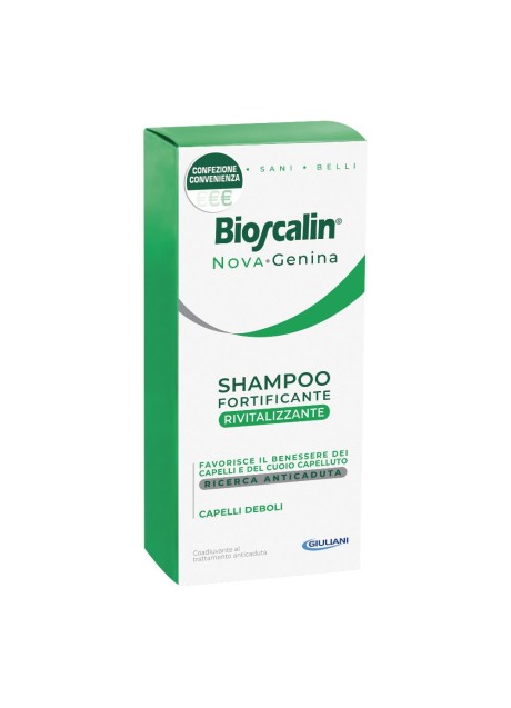 Bioscalin Nova Genina shampoo fortificante rivitalizzante 200ml